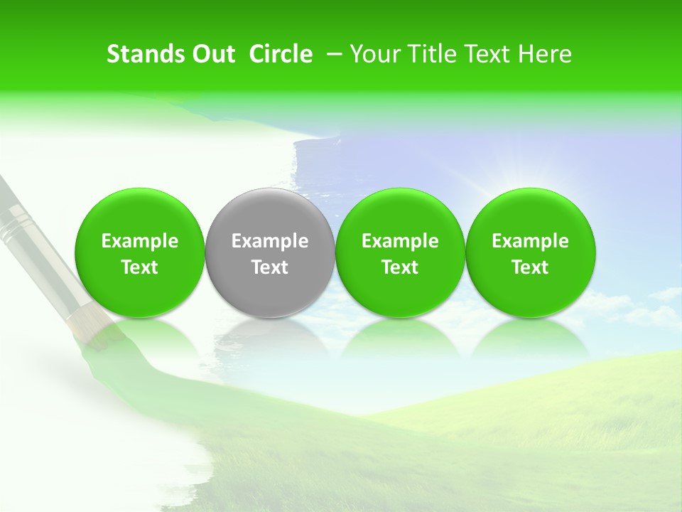 Colour Nature Picture PowerPoint Template