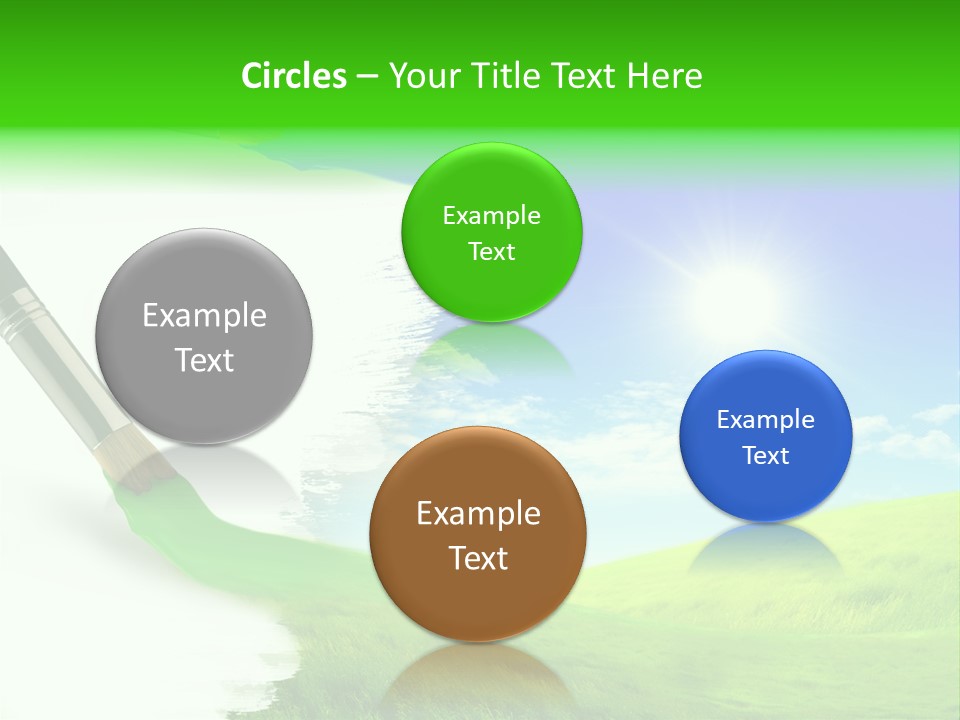 Colour Nature Picture PowerPoint Template