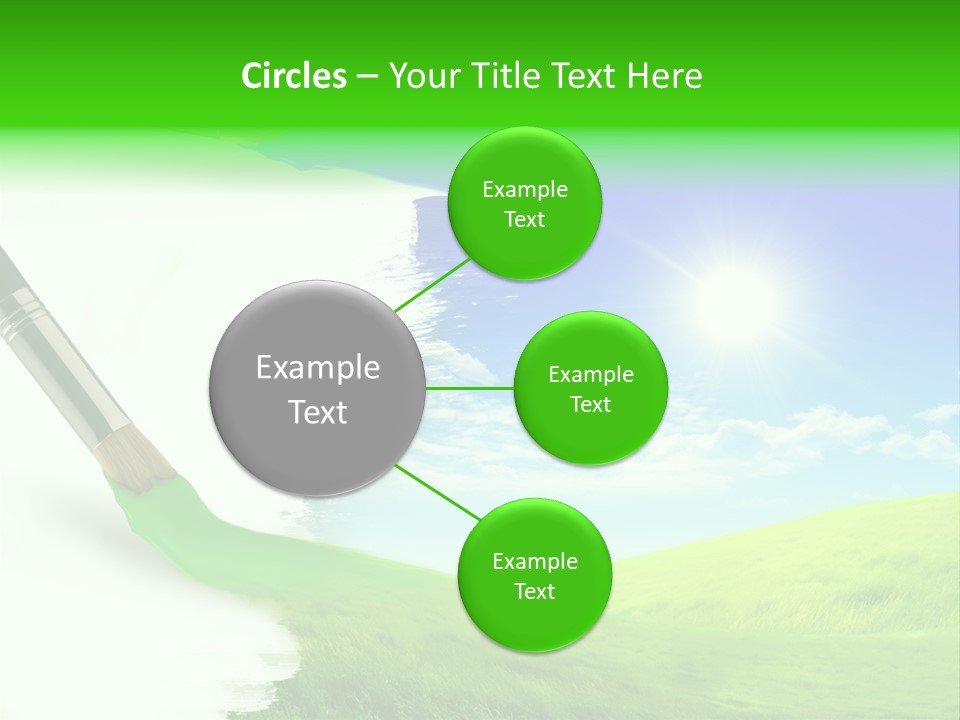 Colour Nature Picture PowerPoint Template