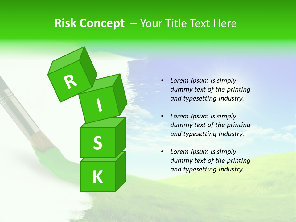 Colour Nature Picture PowerPoint Template