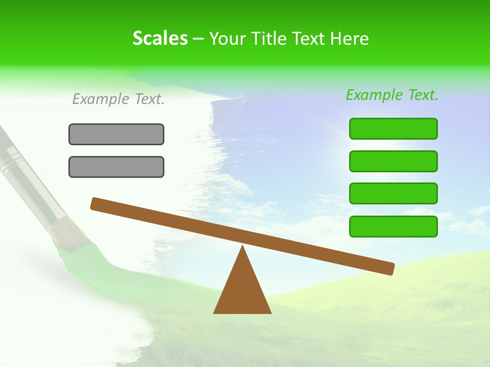 Colour Nature Picture PowerPoint Template