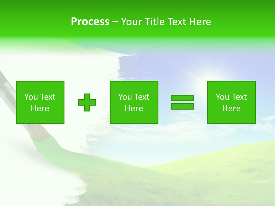 Colour Nature Picture PowerPoint Template
