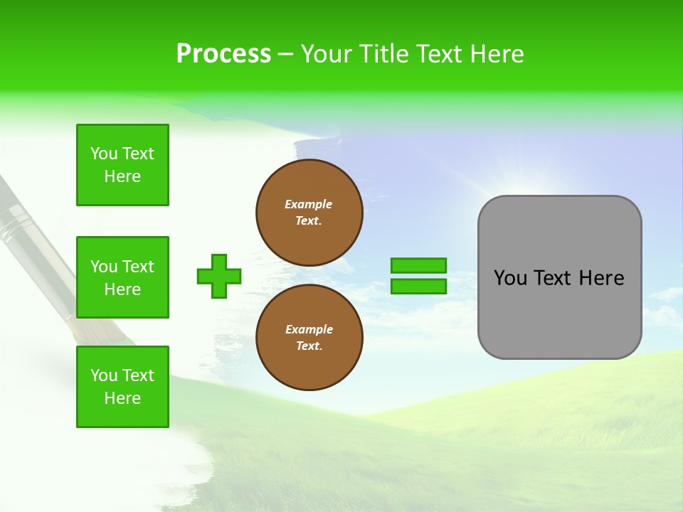 Colour Nature Picture PowerPoint Template