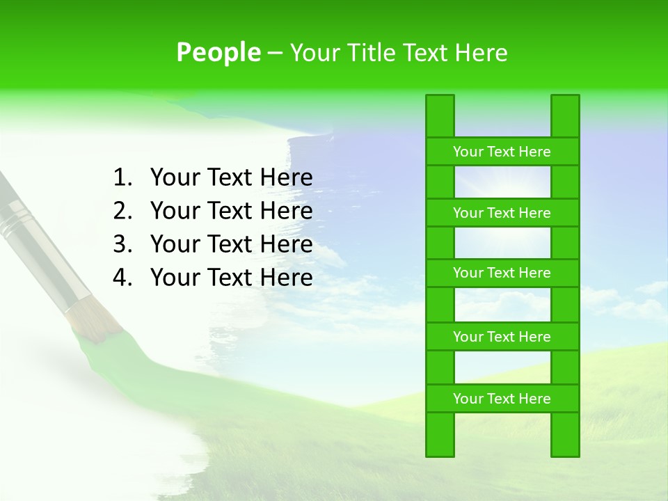 Colour Nature Picture PowerPoint Template