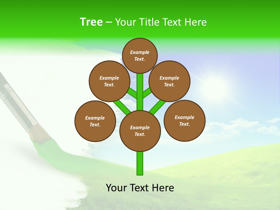 Colour Nature Picture PowerPoint Template