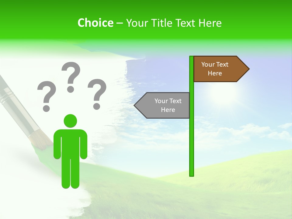 Colour Nature Picture PowerPoint Template