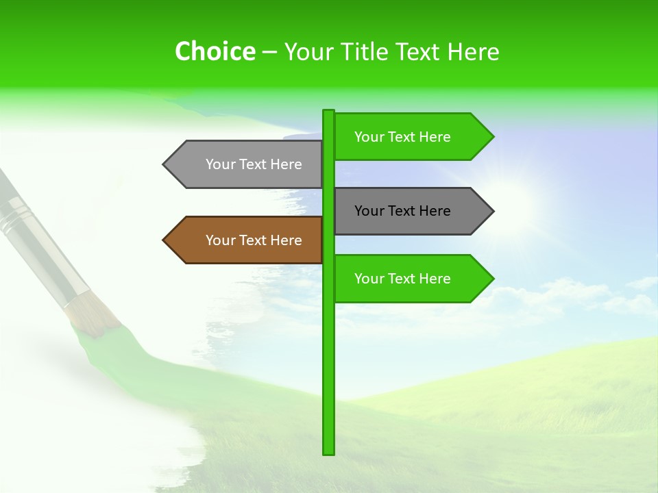 Colour Nature Picture PowerPoint Template