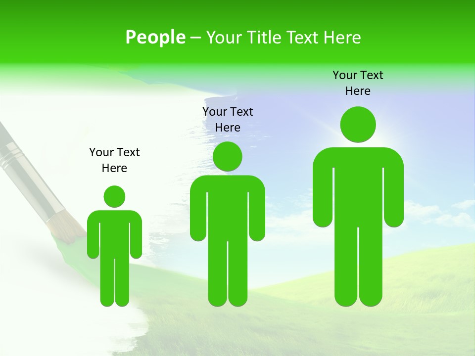 Colour Nature Picture PowerPoint Template