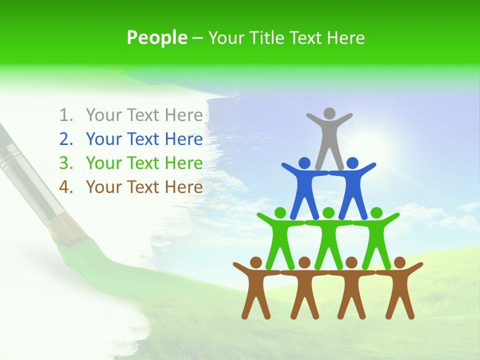 Colour Nature Picture PowerPoint Template