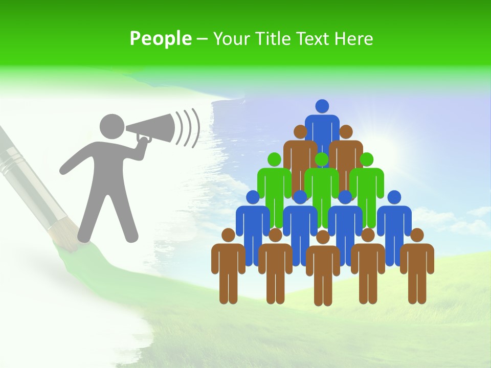 Colour Nature Picture PowerPoint Template