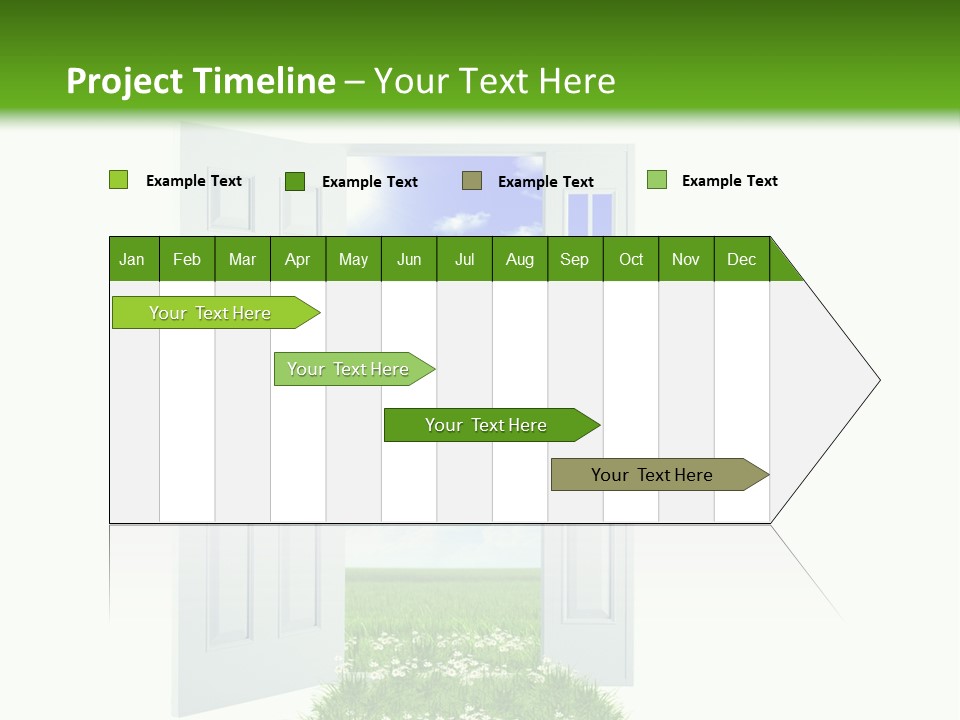 Spring Imagination White PowerPoint Template