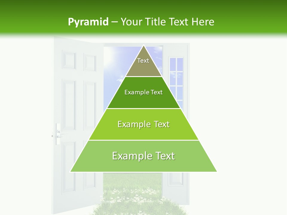 Spring Imagination White PowerPoint Template