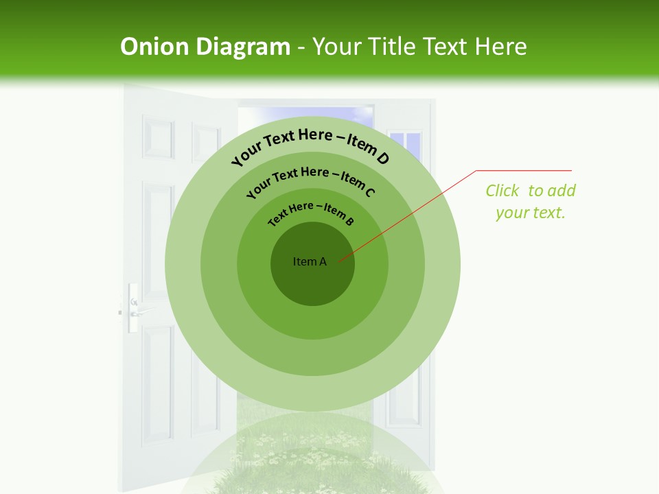 Spring Imagination White PowerPoint Template