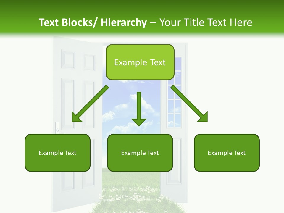 Spring Imagination White PowerPoint Template