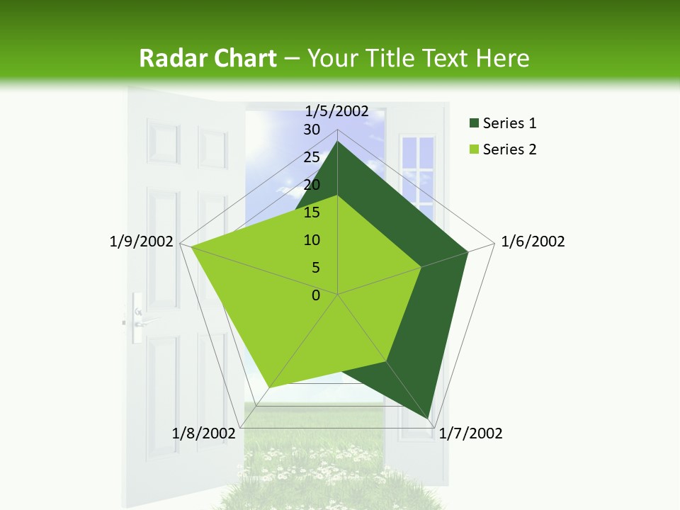 Spring Imagination White PowerPoint Template