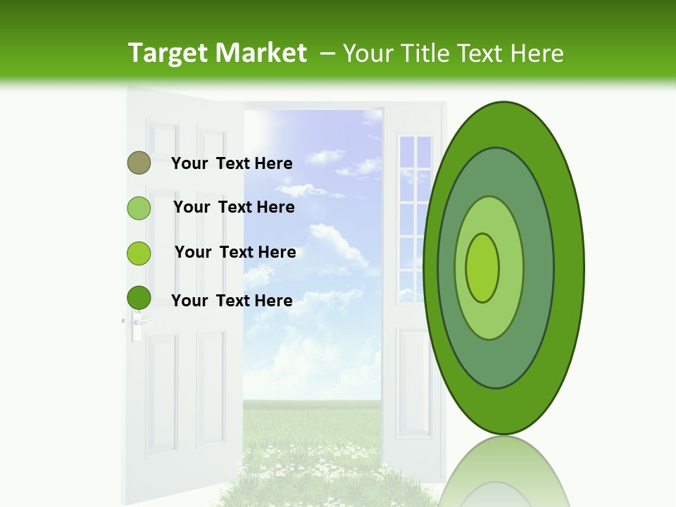Spring Imagination White PowerPoint Template
