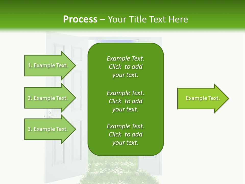 Spring Imagination White PowerPoint Template