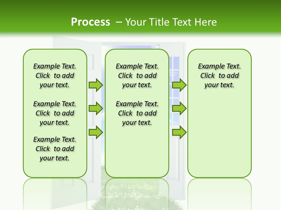 Spring Imagination White PowerPoint Template