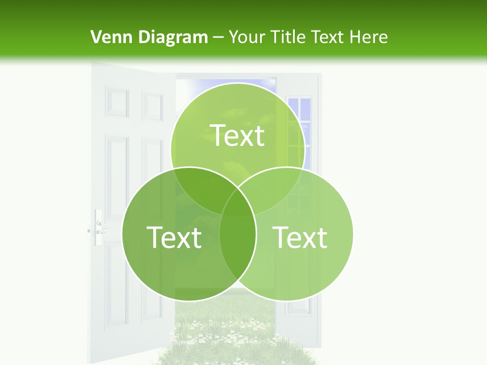 Spring Imagination White PowerPoint Template