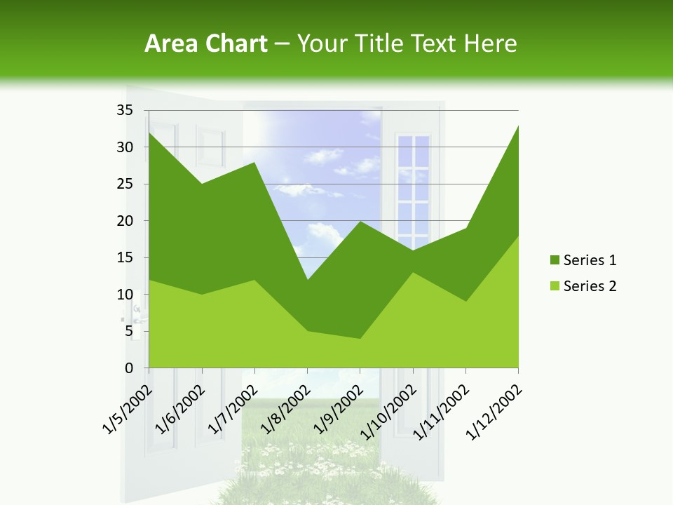 Spring Imagination White PowerPoint Template