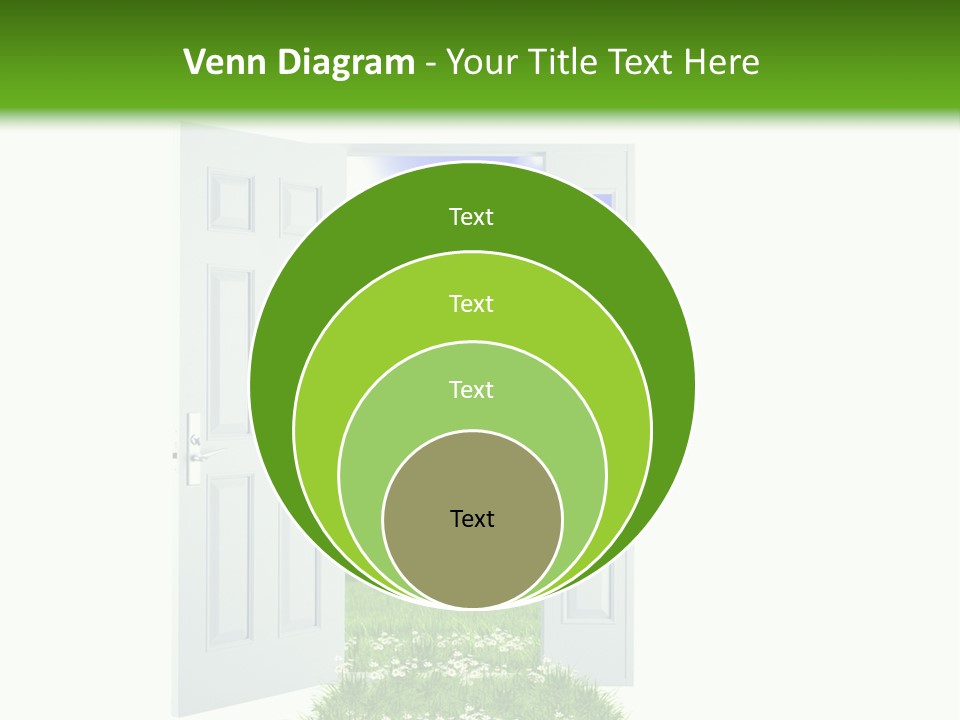 Spring Imagination White PowerPoint Template