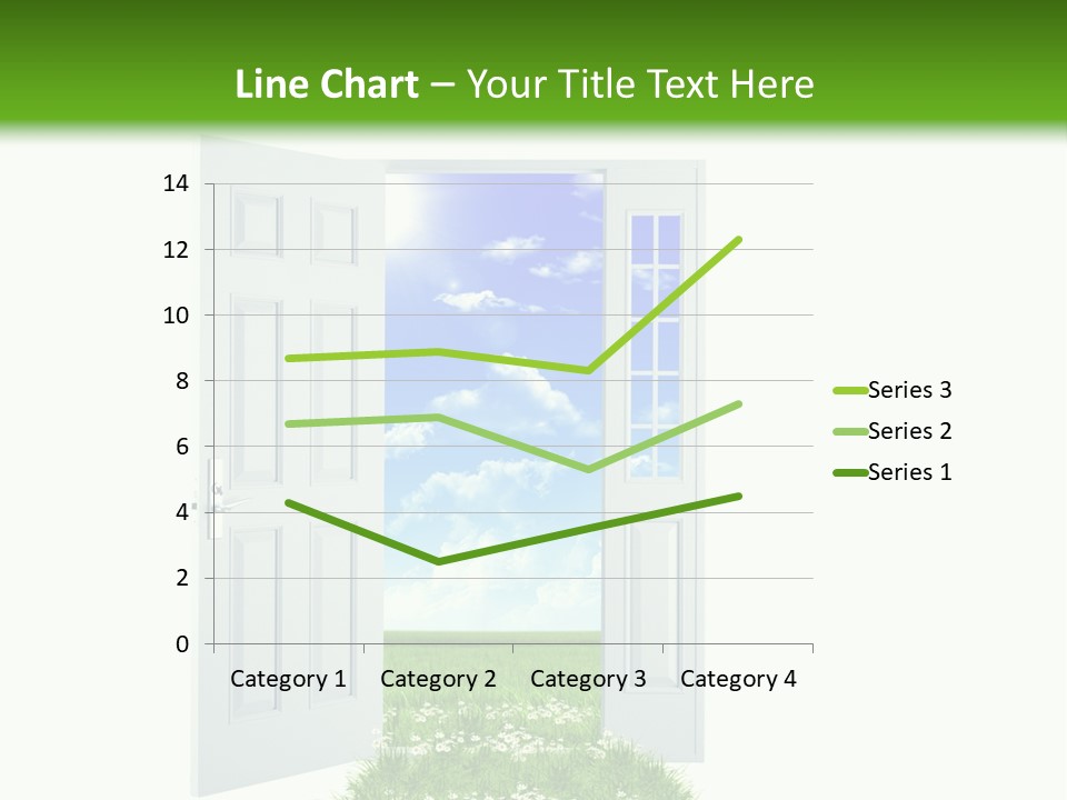 Spring Imagination White PowerPoint Template