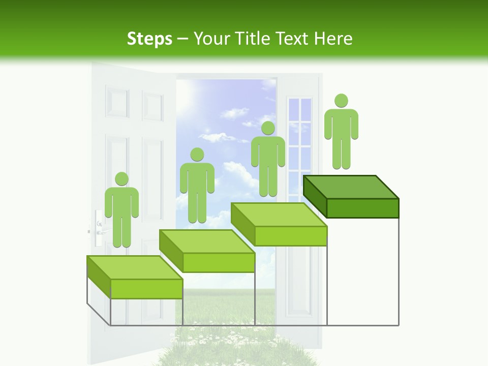 Spring Imagination White PowerPoint Template