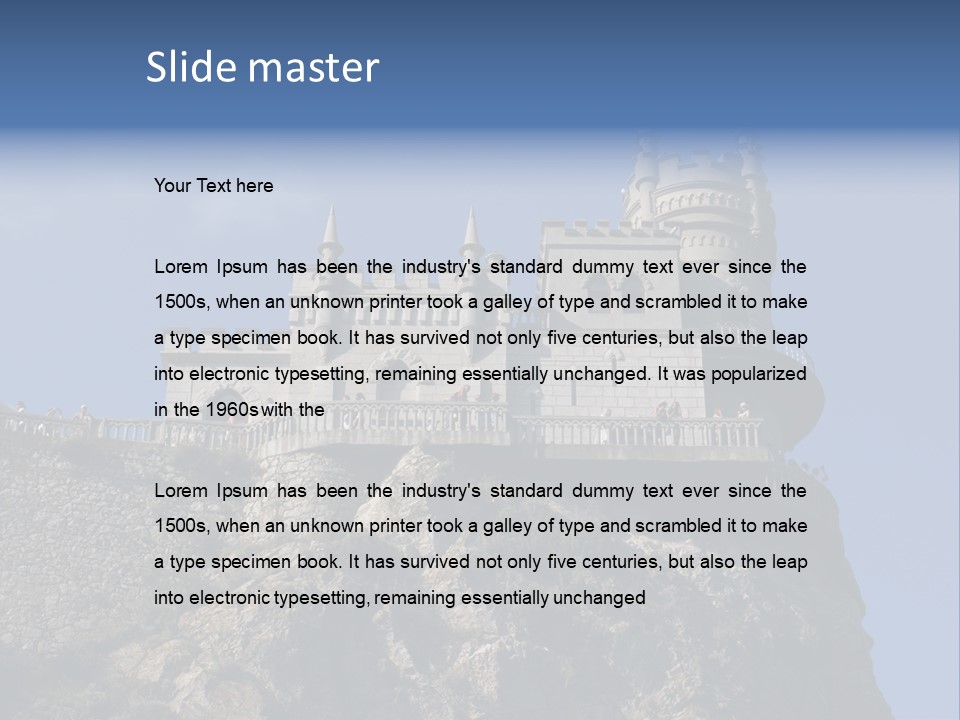 Excursion Lock Vacation PowerPoint Template