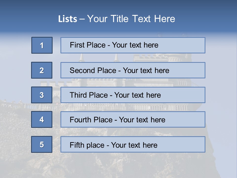 Excursion Lock Vacation PowerPoint Template