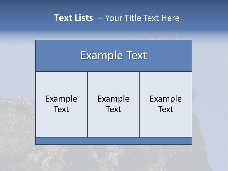Excursion Lock Vacation PowerPoint Template