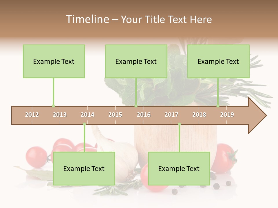 Mortar Garlic Background PowerPoint Template