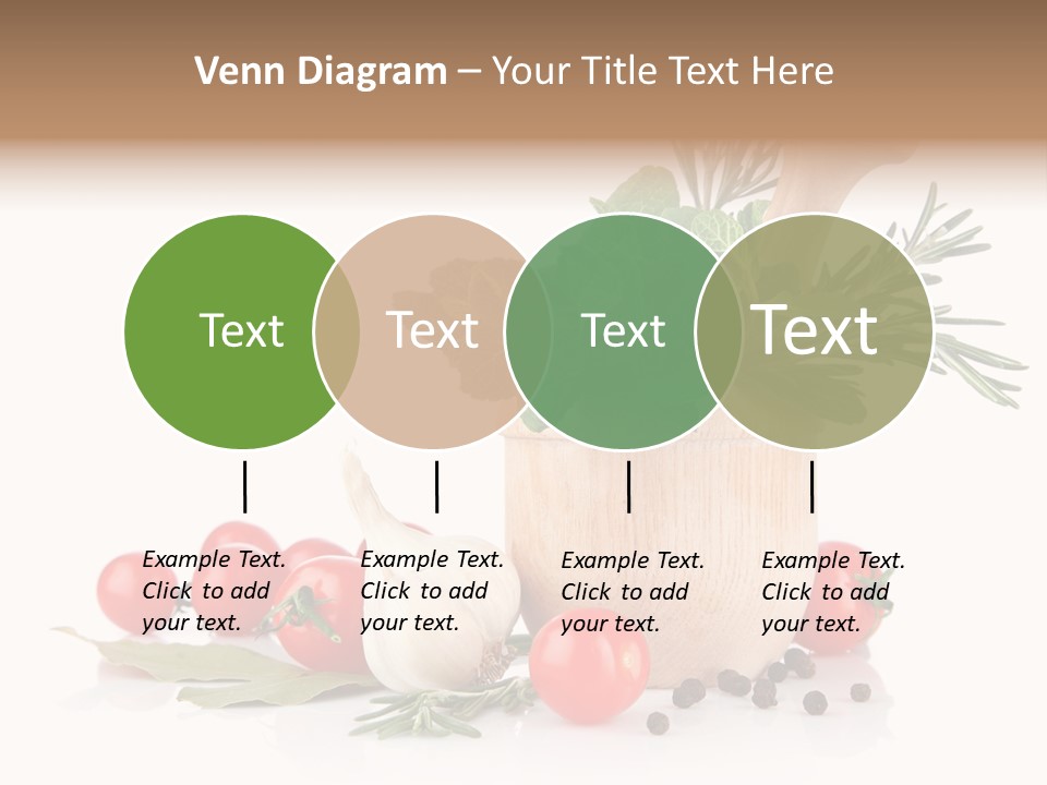 Mortar Garlic Background PowerPoint Template