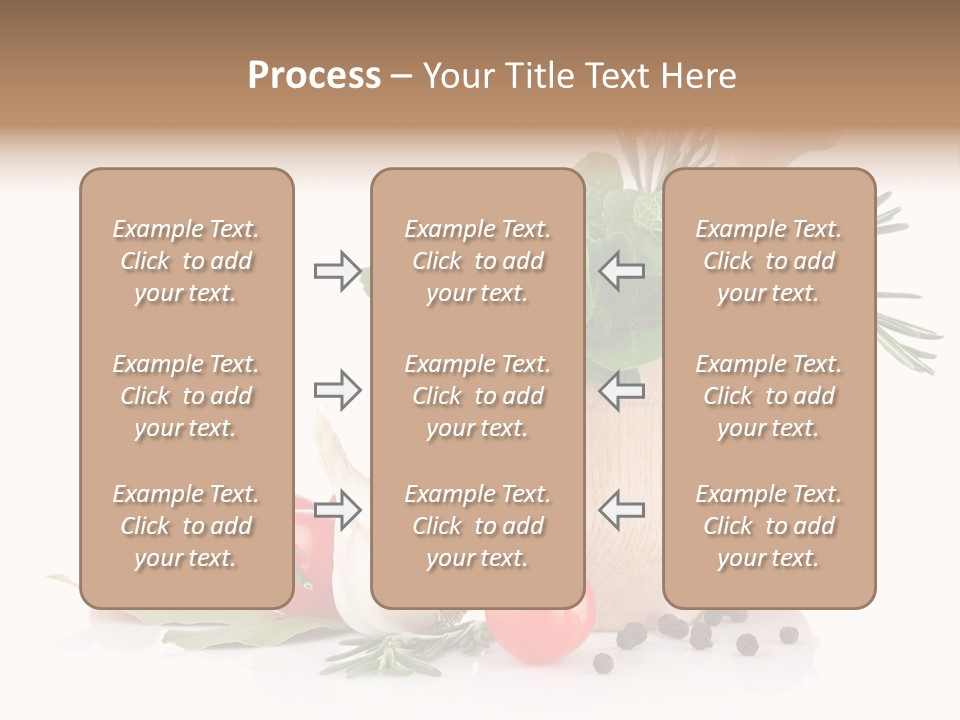 Mortar Garlic Background PowerPoint Template