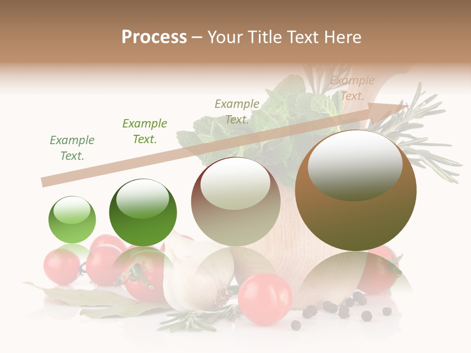 Mortar Garlic Background PowerPoint Template