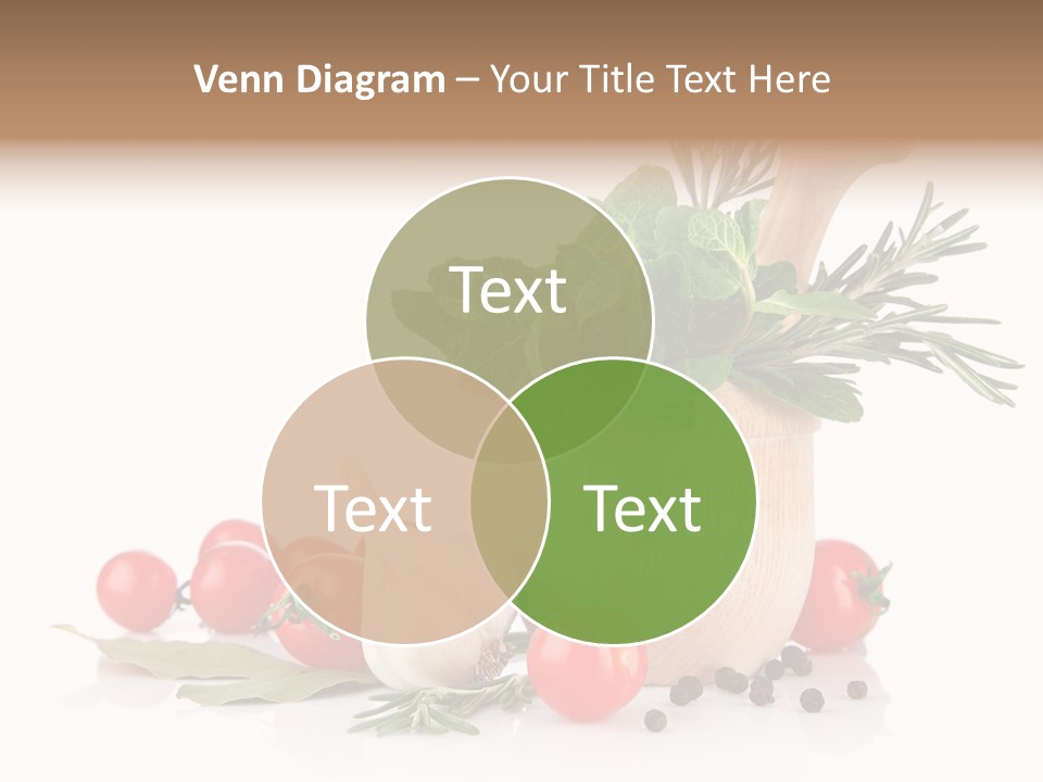 Mortar Garlic Background PowerPoint Template