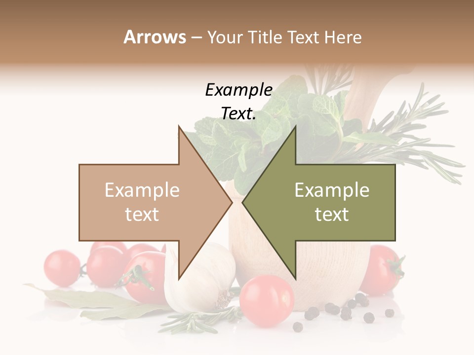 Mortar Garlic Background PowerPoint Template