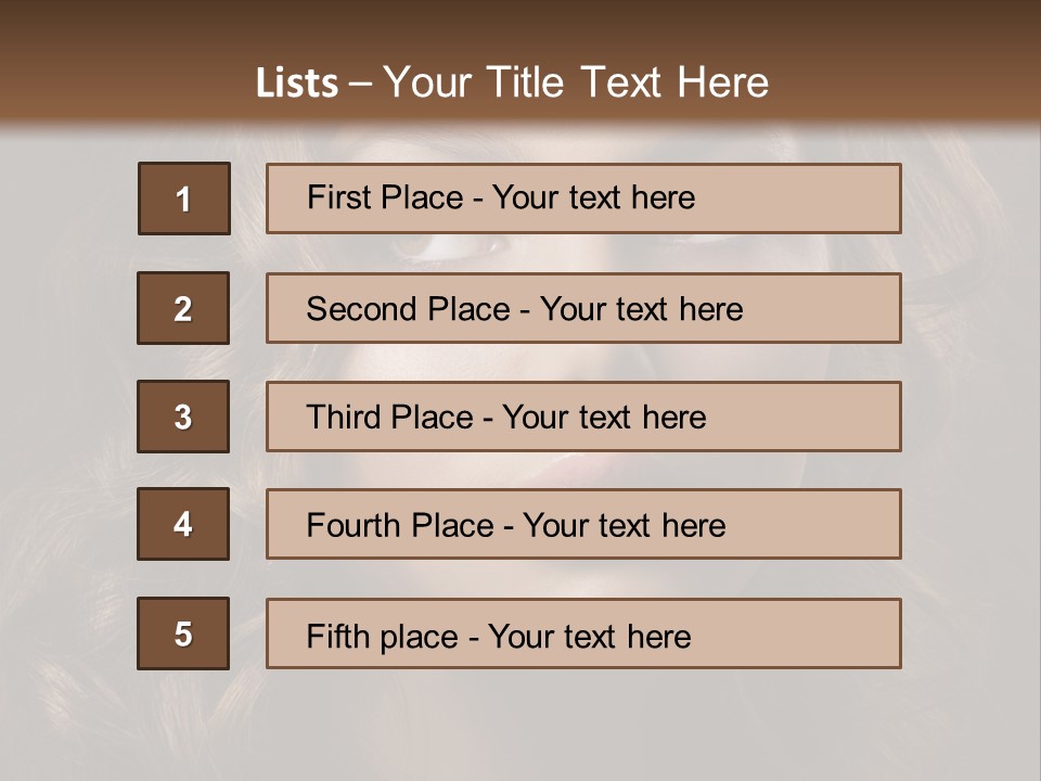 Health People Fashion PowerPoint Template