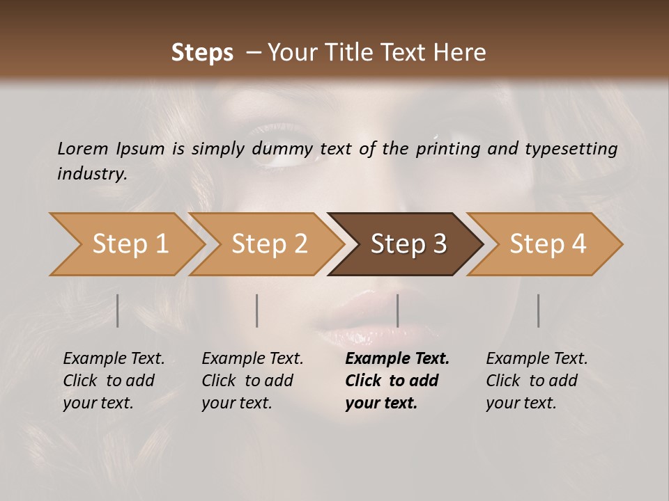 Health People Fashion PowerPoint Template