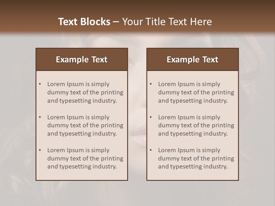 Health People Fashion PowerPoint Template