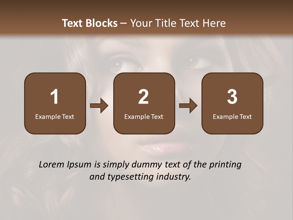 Health People Fashion PowerPoint Template