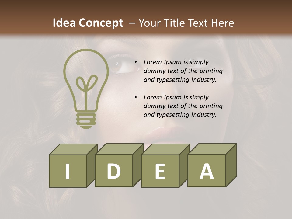 Health People Fashion PowerPoint Template