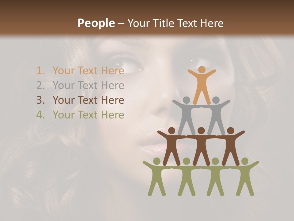 Health People Fashion PowerPoint Template