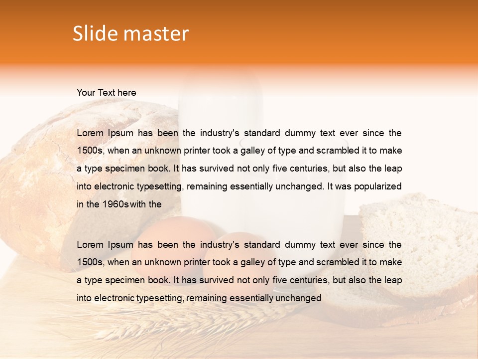 Rural Bake Diet PowerPoint Template