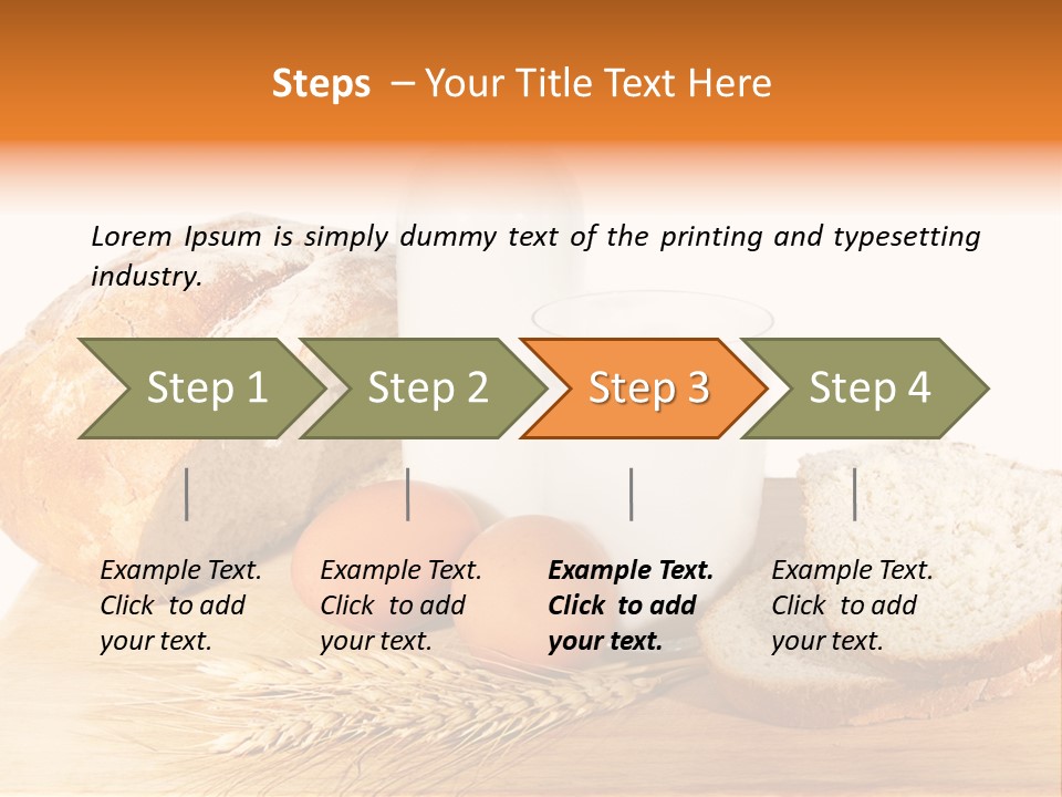Rural Bake Diet PowerPoint Template