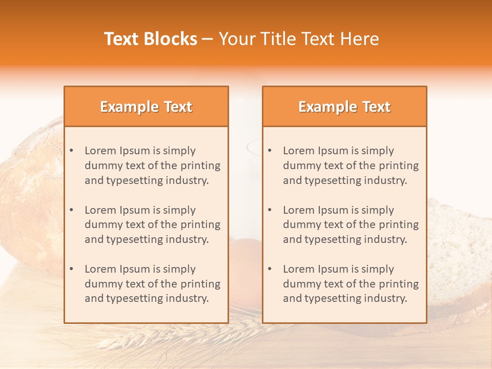 Rural Bake Diet PowerPoint Template