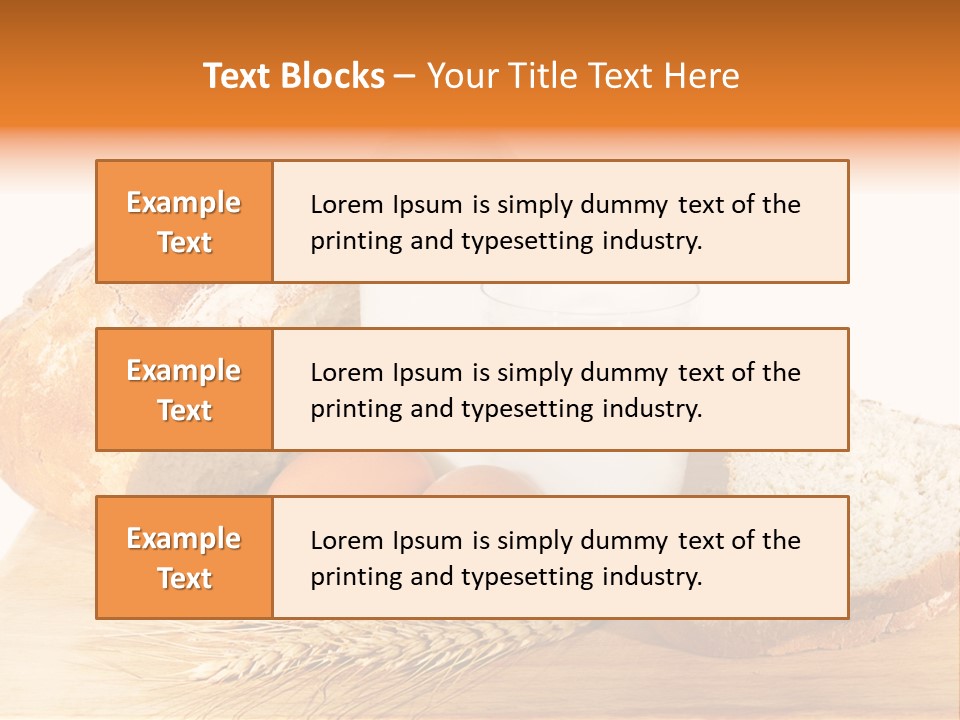 Rural Bake Diet PowerPoint Template