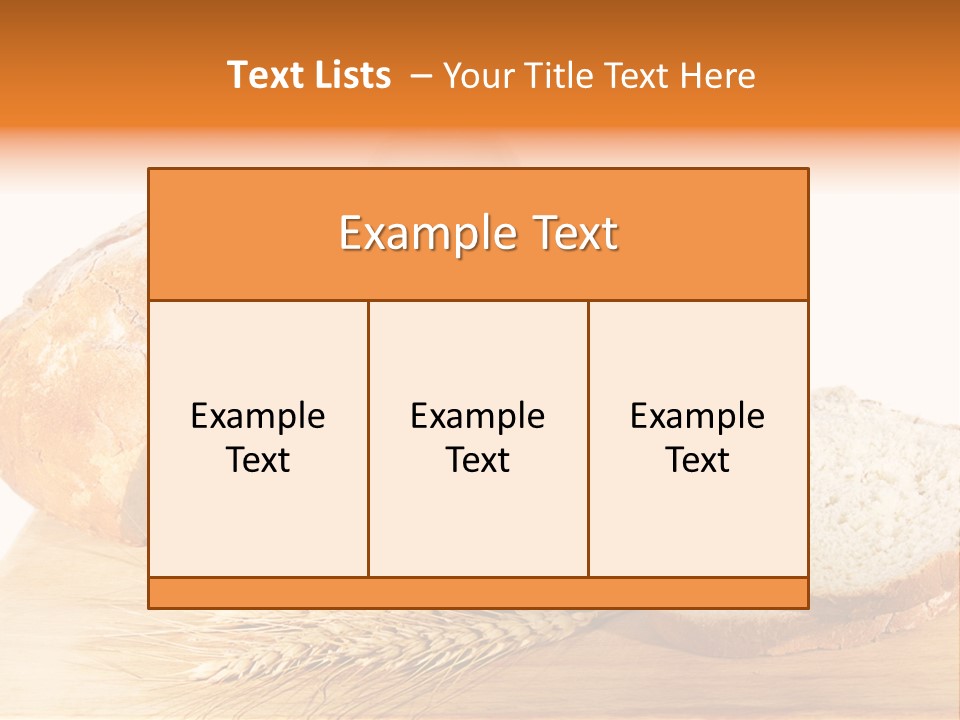 Rural Bake Diet PowerPoint Template