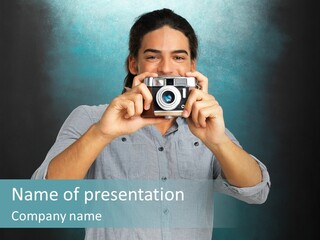 Photographer Antique Attractive PowerPoint Template