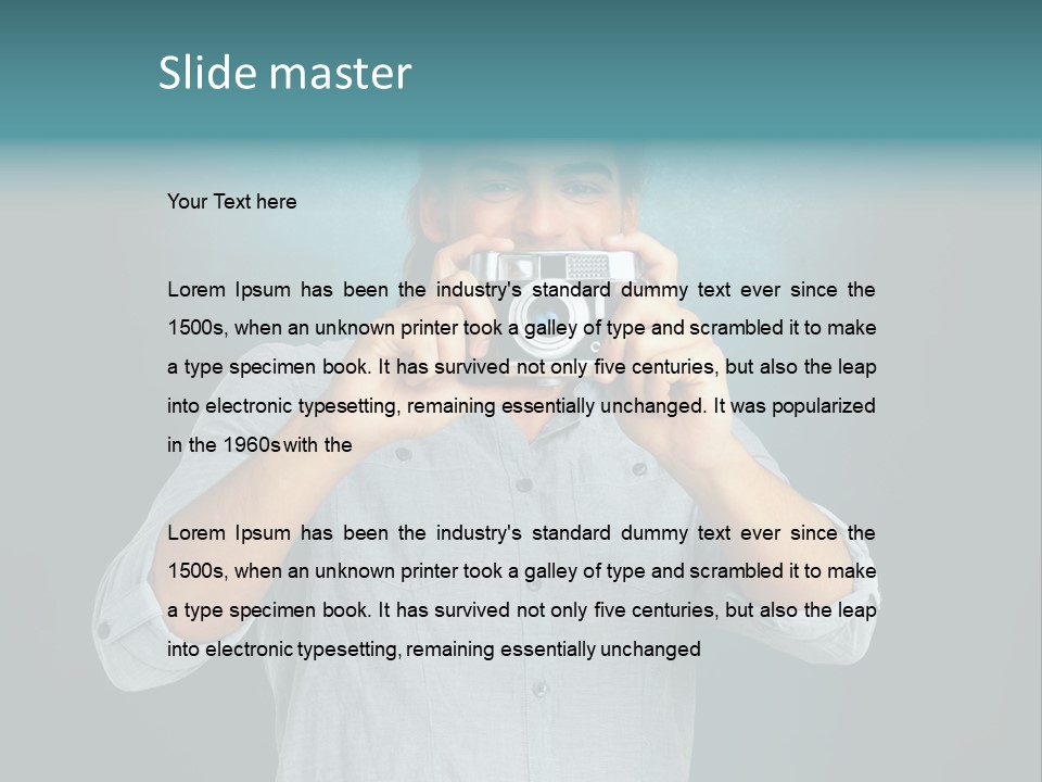 Photographer Antique Attractive PowerPoint Template