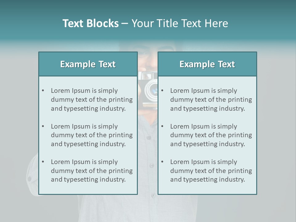 Photographer Antique Attractive PowerPoint Template